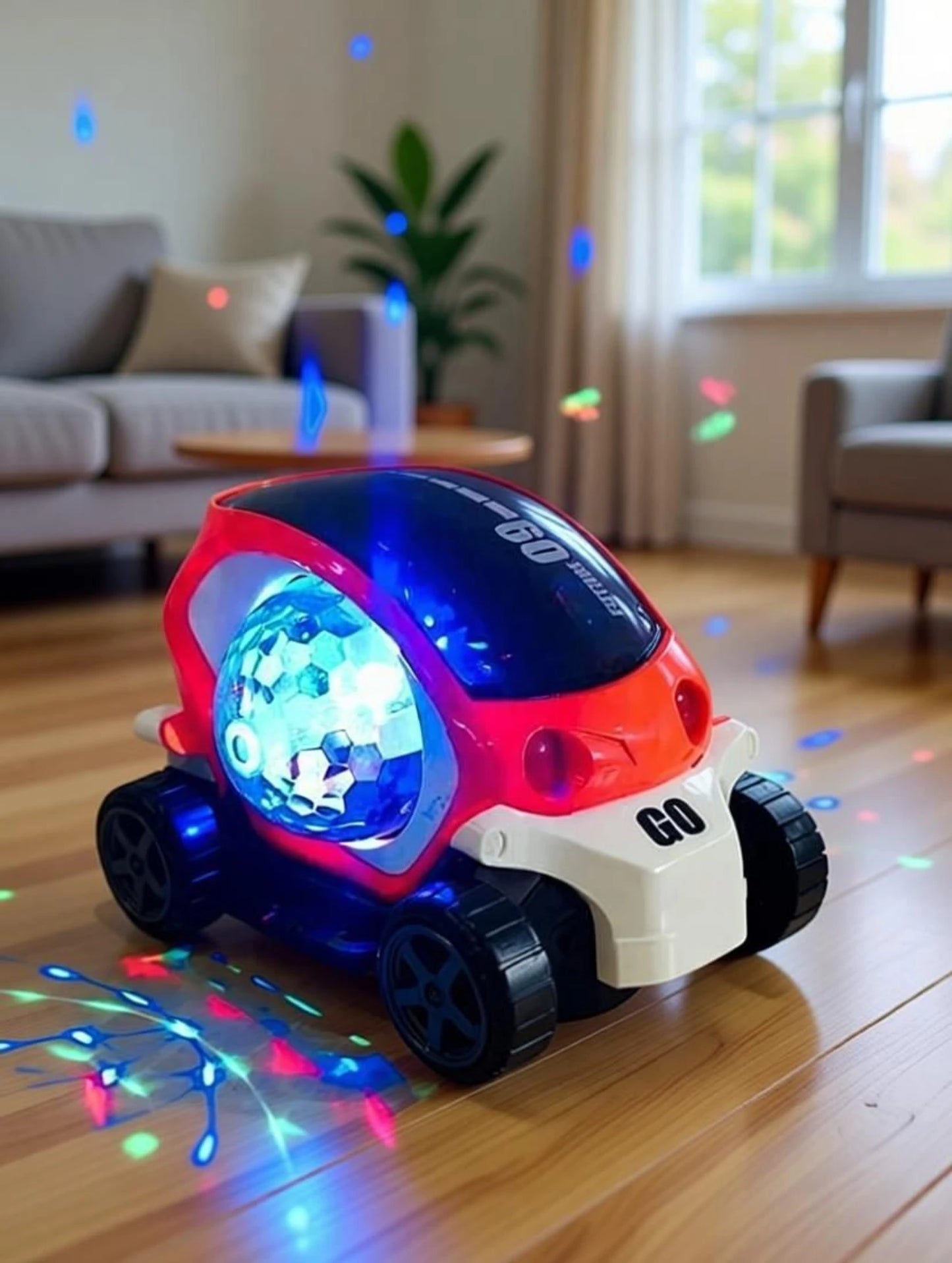 360° Rotating Musical Stunt Car